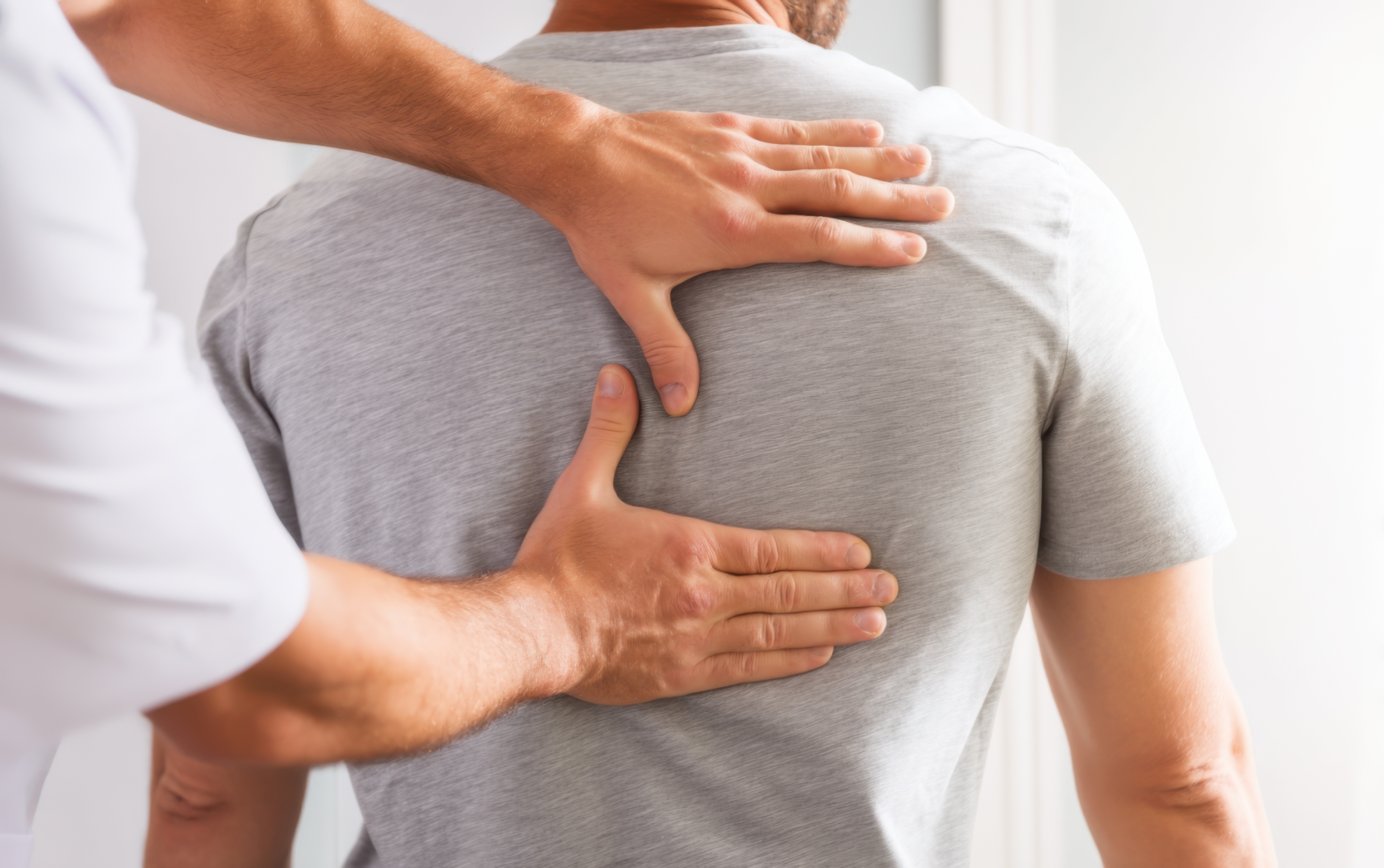 Hands-on chiropractic assessment at Centrepoint Chiropractic Clinic Caboolture South