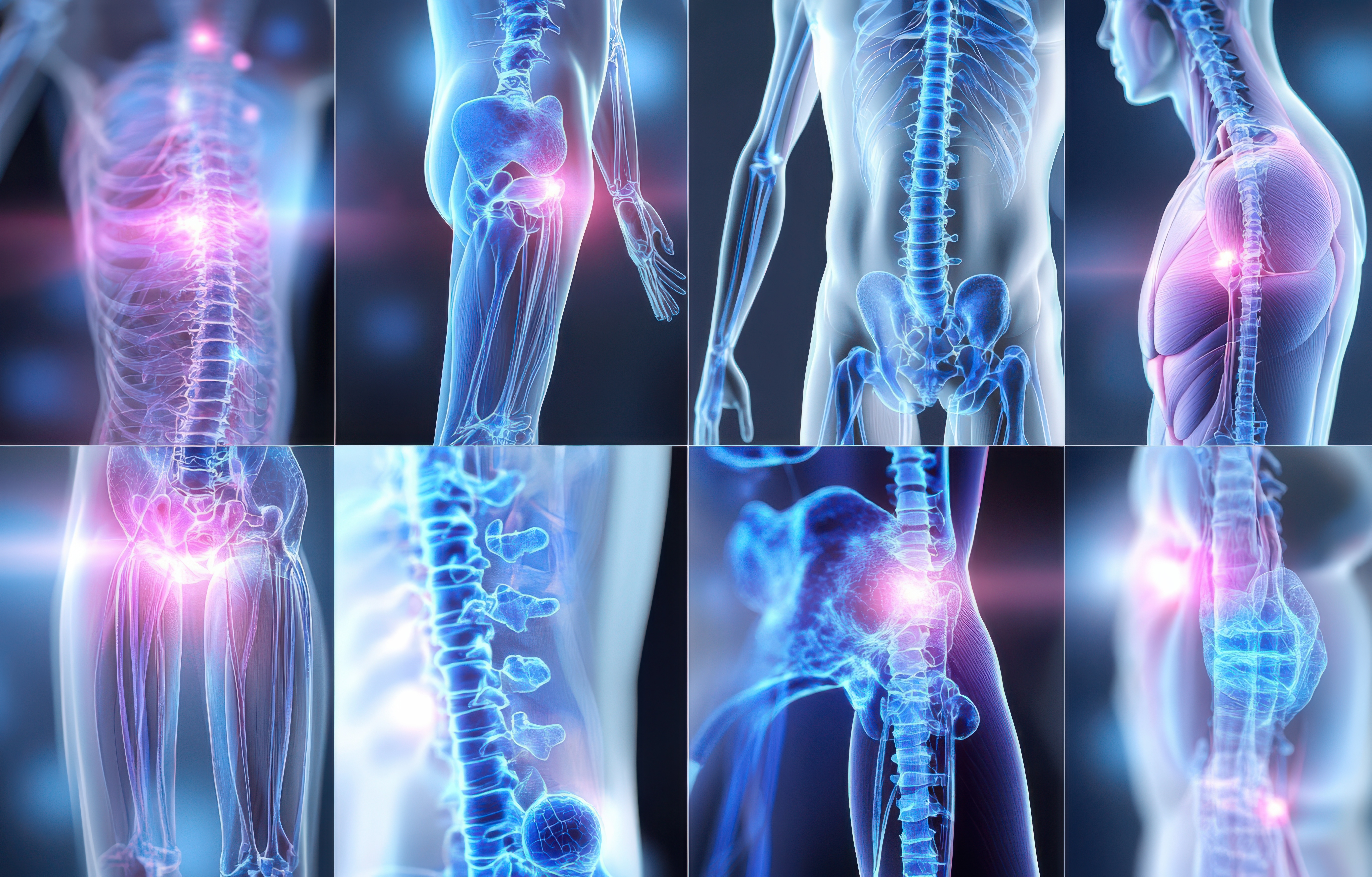 Spinal anatomy diagram showing lumbar spine and related structures — Centrepoint Chiropractic Clinic